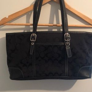 Coach Medium Black Tote